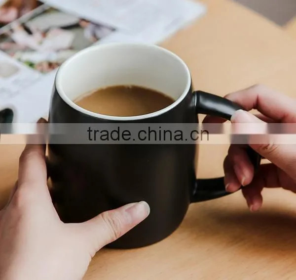 Cheap Promotional Customized 14oz Pottery Novelty Barrel Shaped Coffee Mug Cup photo-6