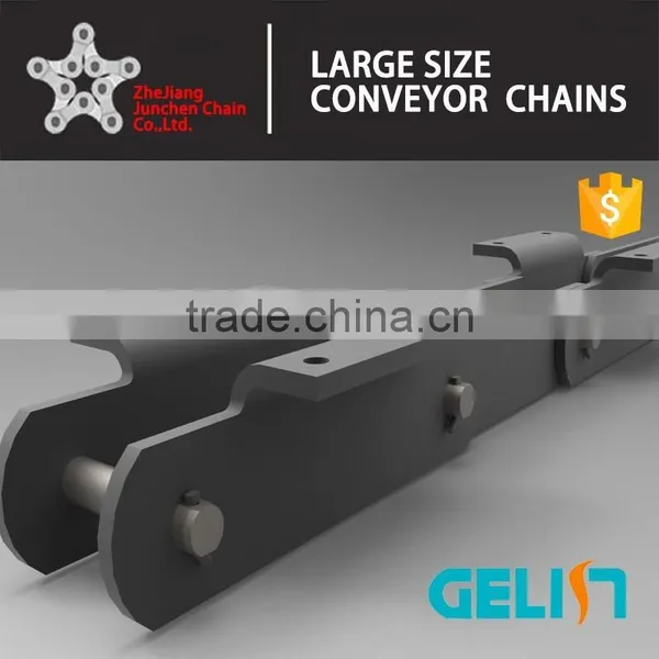 LBW OEM Manufacturing Large Size Cranked Link Chain Nonstandard Conveyor Chain photo-2