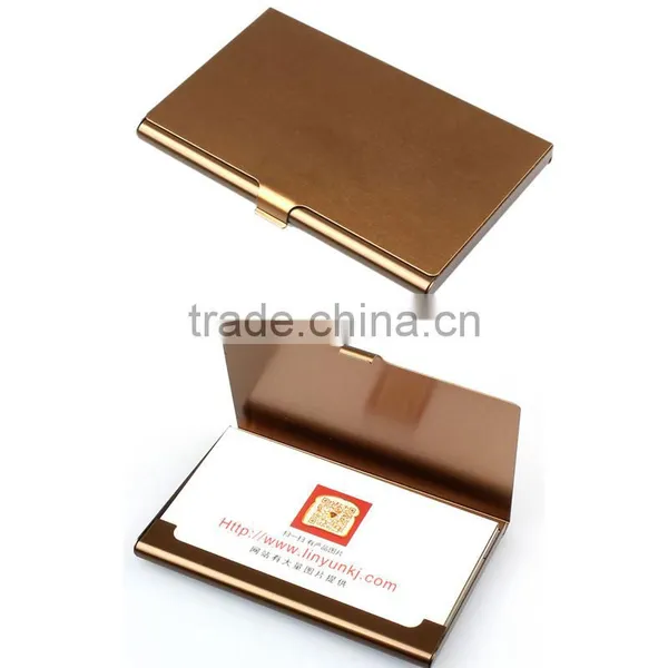 New Business Name Card Case Metal Box Keeper Holder photo-3