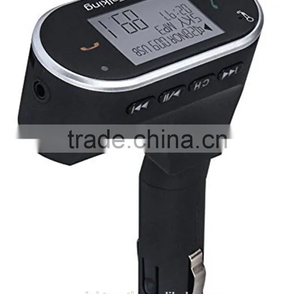 2016 Hot Universal Handsfree HD LCD Bluetooth Car Kit MP3 Player FM Transmitter photo-3