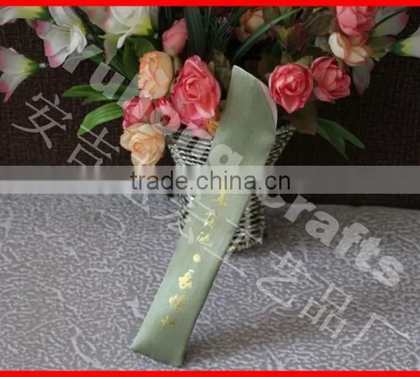 Cloth Bamboo Hand Fan Bag as Gift Pouch or Packing photo-3