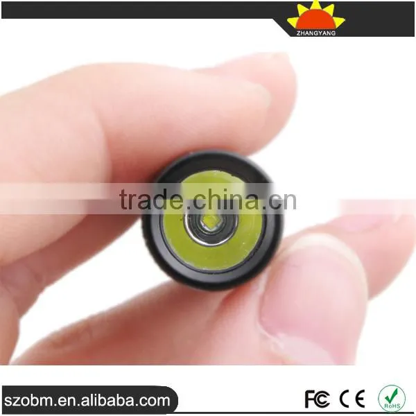 Mini Portable R5 Led Flashlight Type Keychain With AAA Dry Battery photo-2