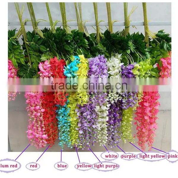 Factory Price Customized China Artificial Wisteria Tree Wedding Decoration Artificial Wisteria photo-6