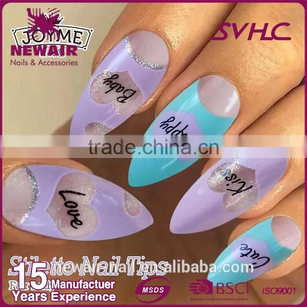 24pcs/bag High Quality Acrylic Nail Art Tips From Manufacturer photo-3