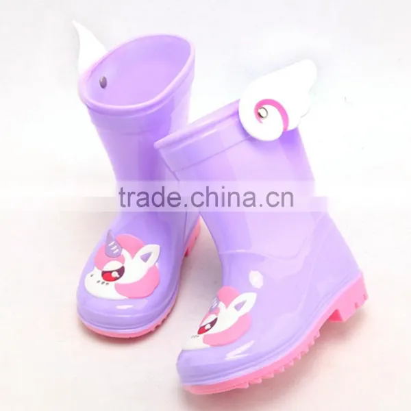 Kids Children PVC Rain Boots Reach Standard photo-2