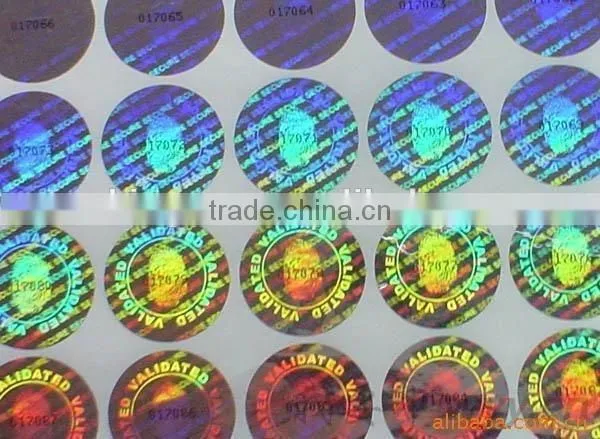 Equidistant Embossing Holographic Labels Sticker Machines photo-2