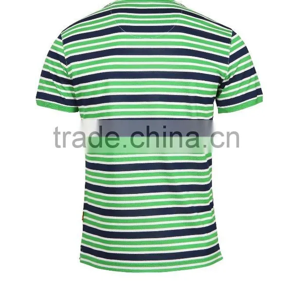 100%cotton Custom Striped t Shirt photo-5