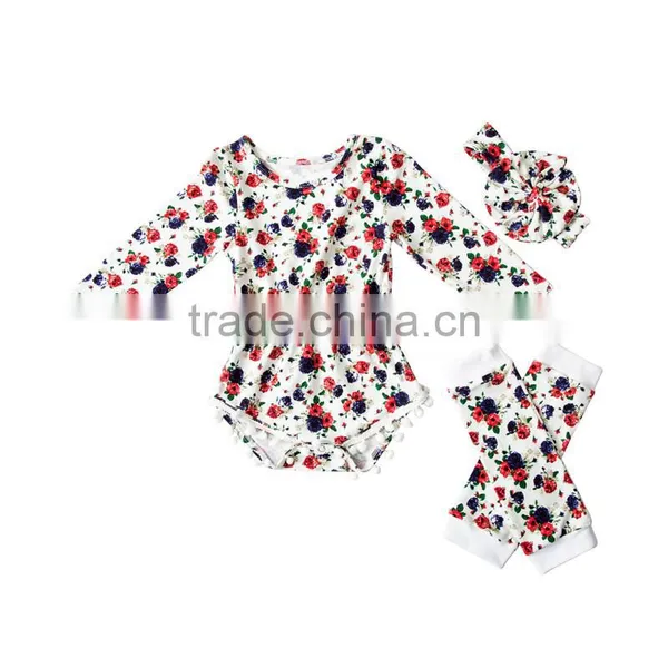 New Arrival Spring Baby 100%cotton Long Sleeve Onesie photo-5