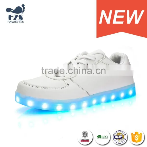 HFJH199 Wholesale Colorful Led Light Sport Shoes For Adults photo-5