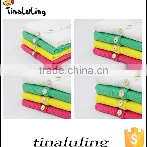2015 New Style Candy Color Plain Kids Cardigans photo-5