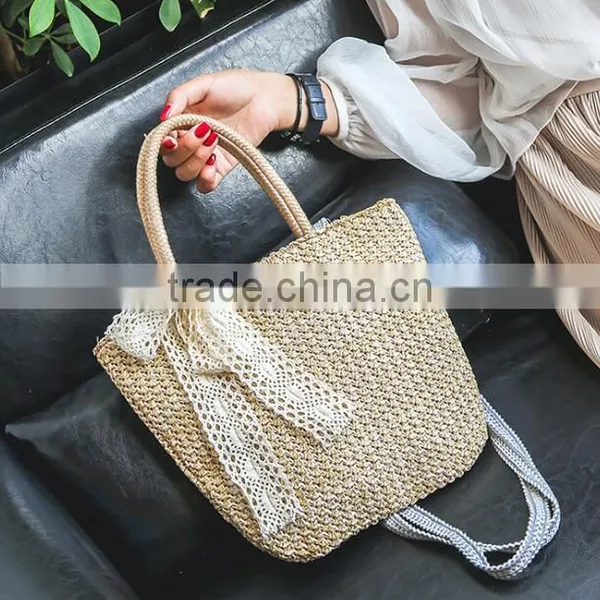 Zm35577a Wholesale Women Beach Bags Fashion Summer Straw Handbags photo-2