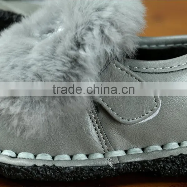 Zm40334b Children Fancy Winter Cony Hair Girls Shoes photo-4