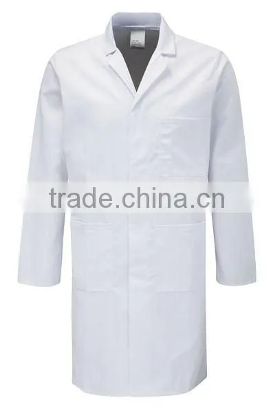 Unisex White Medical Lab Coat