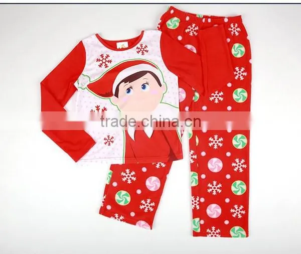 Snowman Princess Girls Suit Pajamas photo-2