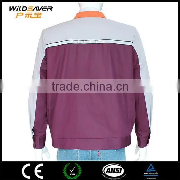 Hi Vis Safety Workwear Bomber Jacket photo-4