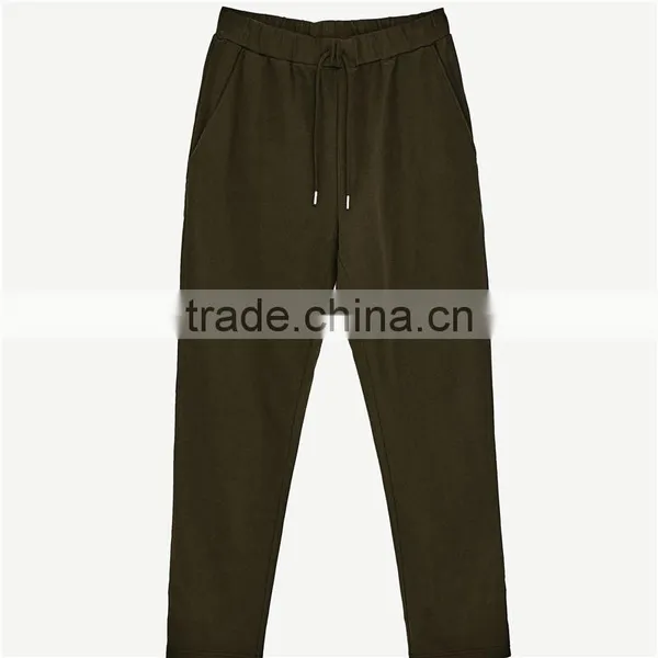 2017 OEM Wholesale 100% Cotton Comfortable Pants Women Sport Jogger Trousers photo-6