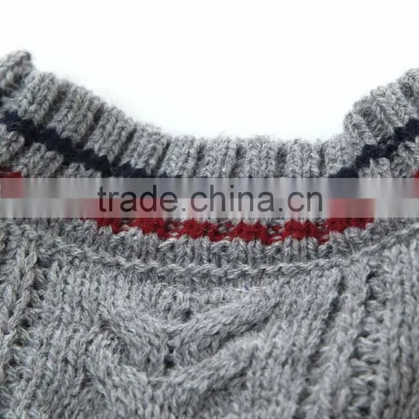 2017 Fashion Knitted Sweater Cardigan Cotton Sweater for Boys photo-3