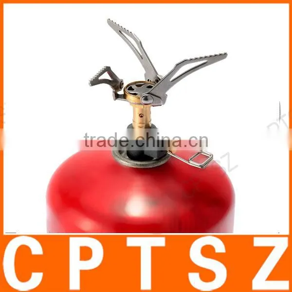 45g Super Lightweight Mini Pocket Outdoor Cooking Burner Folding Camping Gas Stove 3000W photo-5