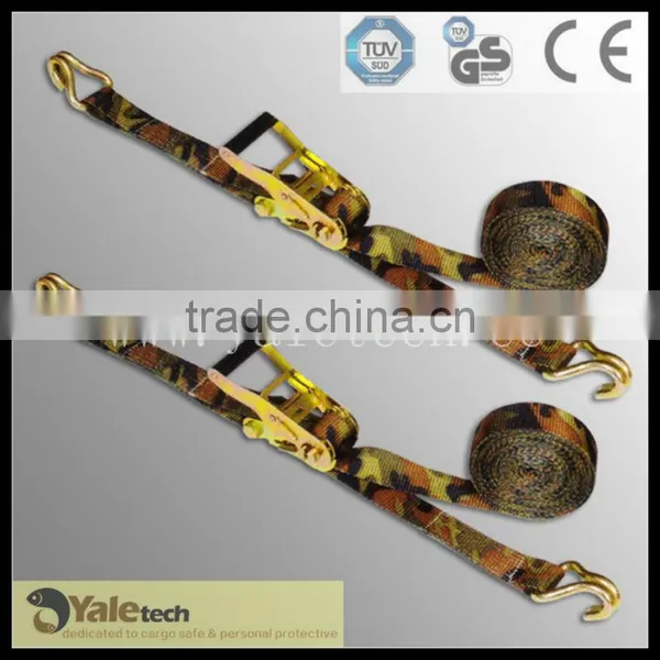 Towing Truck in Ratchet Tie Down Cam Buckle With Hooks and Rings Best photo-3