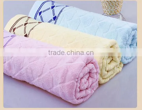 100% Cotton High End Terry Velour Jacquard Towel photo-2