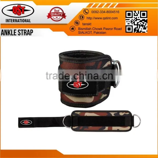 Weight Lifting Gym Ankle D Ring Pulley Attachment Leg Thigh Exercise photo-5