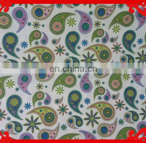 2014-2015 Latest Italy Design Pattern Poplin COTTON Paisley PRINTED FABRICS photo-3