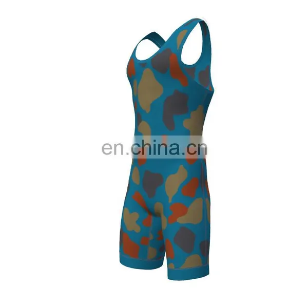 Wholesale Cheap Quick Dry Gym Wrestling Singlets photo-2