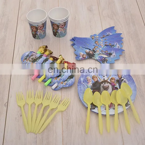 CG-PLA102 Kids Birthday Party Supplies Disposable in China