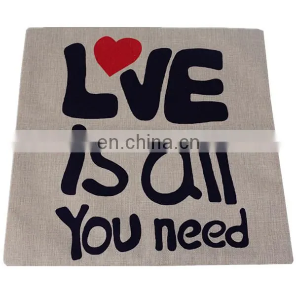 Wholesale Fashion Home Decorative Throw Sofa Chair Digital Printing 3d Linen Latest Design Cushion Cover photo-2