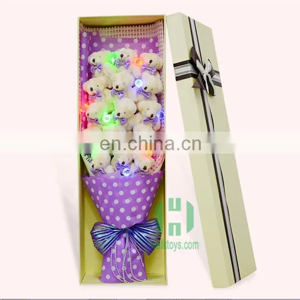 HI Best Gift Teddy Bear Bouquet Plush Toy Bouquet