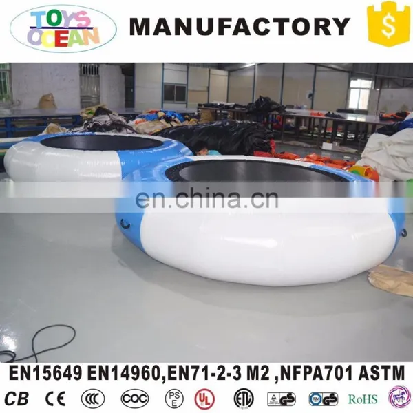 DIA 3m Durable Blue Inflatable jumping trampoline for sale