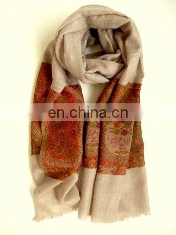 Pashmina Shawls 45% Silk 55% Pashmina Kashmir Viscose photo-5