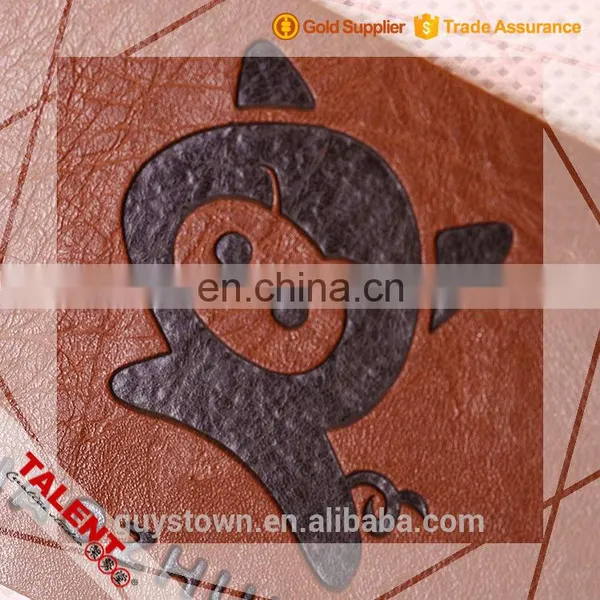 Custom High Cost Performance Synthetic Leather Patch Label For Product Decoration photo-3