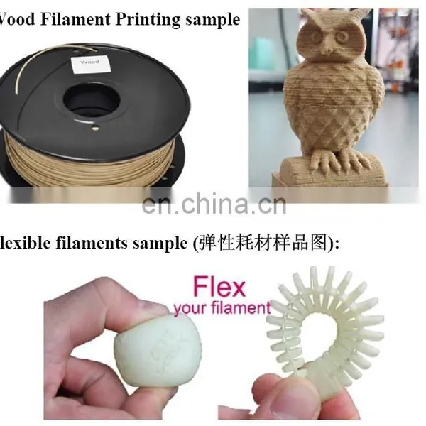 RoHS 1.75mm 3mm Wood 3D Printing Filament photo-5