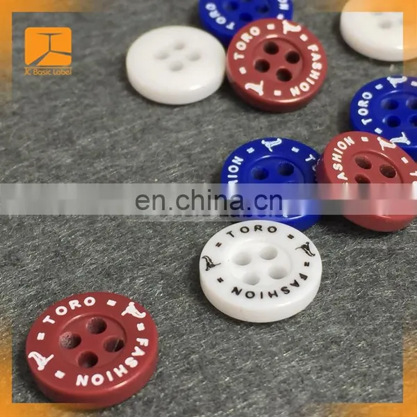 Custom Engraved Plastic Resin Button for Shirts photo-2