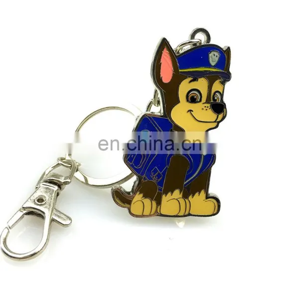 Factory Sale Promotion Gift Custom Made Metal Cartoon Dog Keychain photo-2