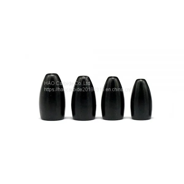 Bottom Price Bass Fishing Sinker Tungsten Flipping Sinker in Black