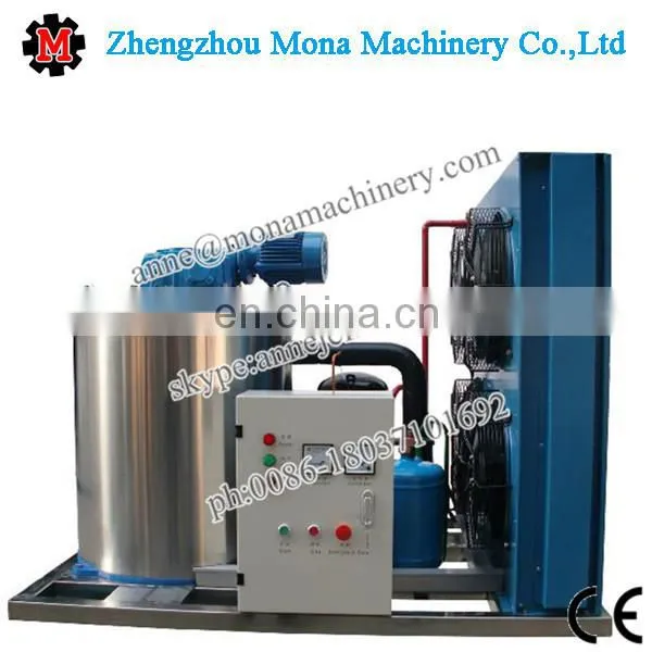 CE Approved 1T/24hrs Salt/Fresh Water Flake Ice Machine for Sale Used in Fishing Boats Restaurants Hotels Farms photo-3