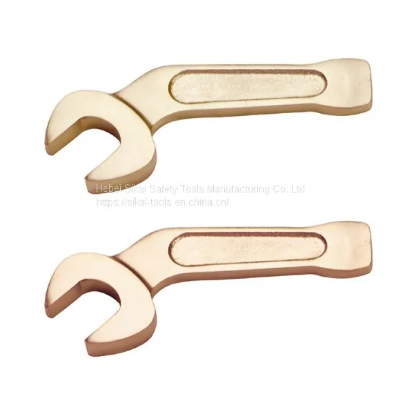 Explosion-proof Non Sparking Tools BeCu AlCu Bent Slogging Open Spanner