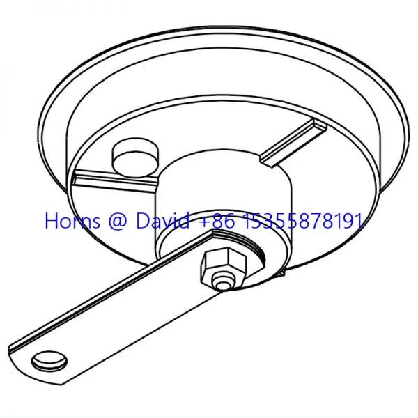 50F Electromagnetic Horn High Tone Low Tone Car Horn photo-4
