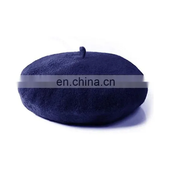 Wholesale Custom High Quality Cheap Color Beret Hat Wool Beret Hat