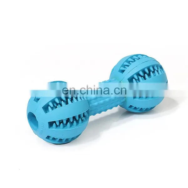 Durable Nontoxic Rubber Interactive IQ Dental Treat Teeth Cleaning Toy for Dogs photo-4