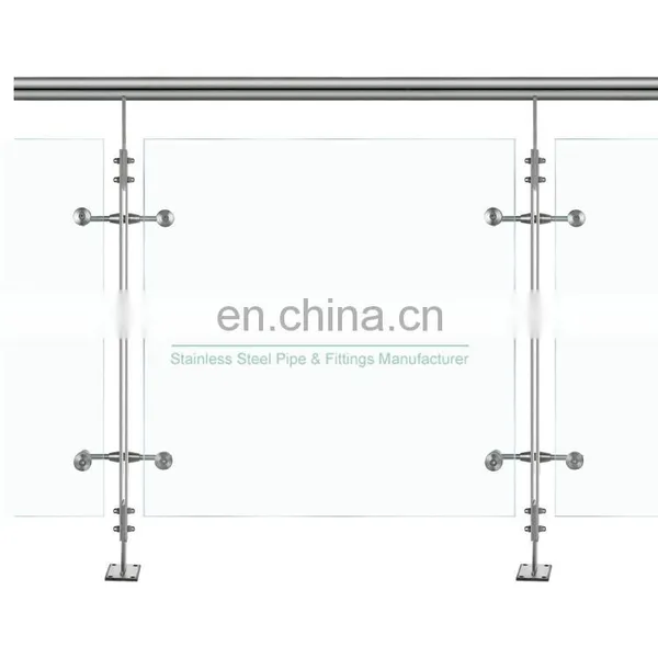 New Arrival Indoor Glass Ss Inox 304 316 Balcony Balustrade Railing System Supplier From China photo-5
