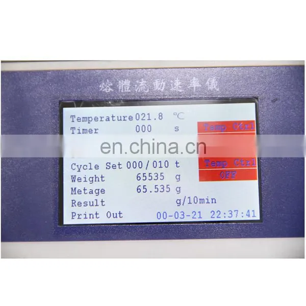 Liyi Melting Point Apparatus, Melt Flow Index, Melt Flow Rate Tester for Plastic photo-5