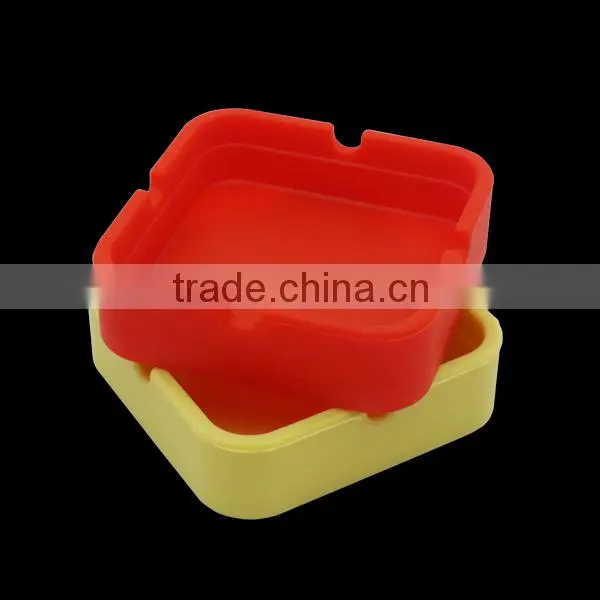 New Arrival Square Silicone Ashtray Ash Cinzeiro Smokeless Wholesale Silicone Ashtray Quality Choice photo-4