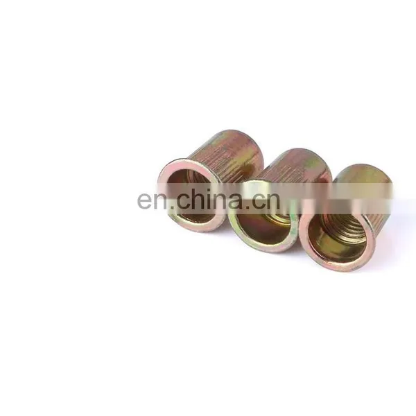 Factory Stock Metric Inch Size Open End Closed End Flat Countersunk Head Knurled Nut Rivet Nut m2 m4 m5 m6 m8 ss Nut photo-5