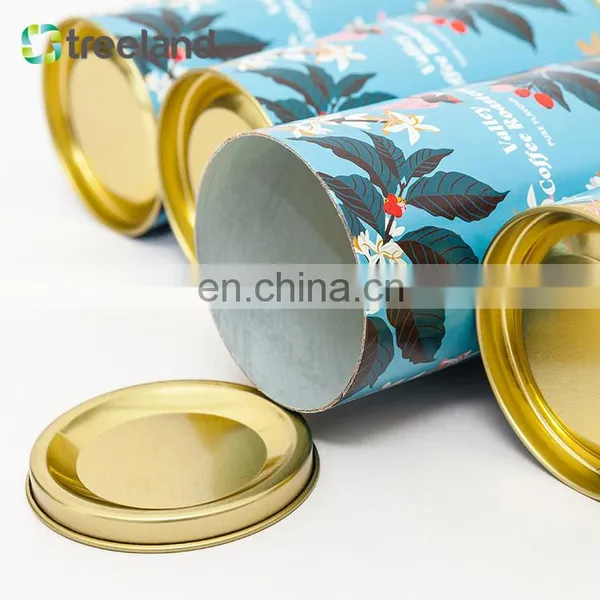 Coffee Cardboard Paper Tube Packaging Container photo-3