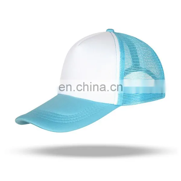Promational Foam Blank Truck Cap Custom 6 Panel Trucker Mesh Embroidery Patch Trucker Hat Cap photo-3