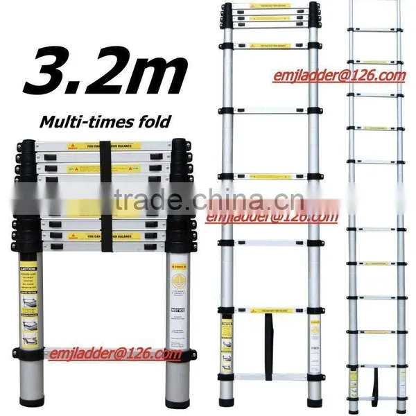 3.2M Aluminium Telescopic Ladder With Carry Bag photo-2