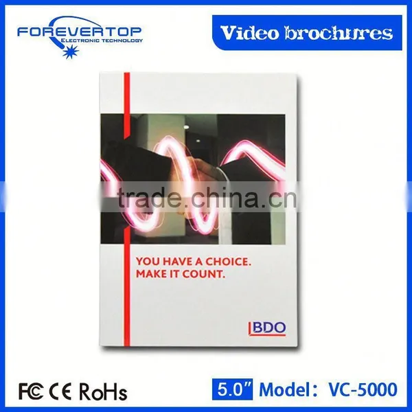 New Arrived 5 Inch Hot Sell Video Brochure Lcd Screen photo-2